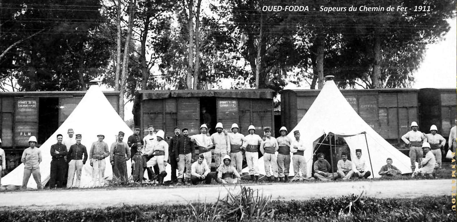 Oued-Fodda - Sapeurs du Chemin de Fer - 1911.jpg